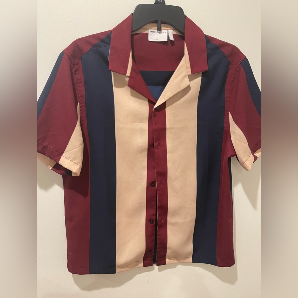ASOS men shirt, short shirt, size S, neatly used
